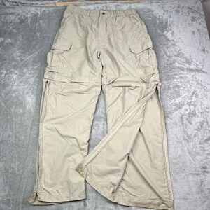 REI Pants Mens 32 Nylon Convertible Gorpcore Hiking Cargo Rock Climbing Outdoor